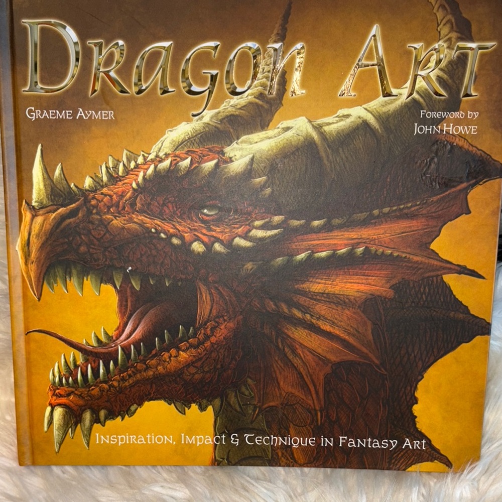 Brown and Gold Dragon Book